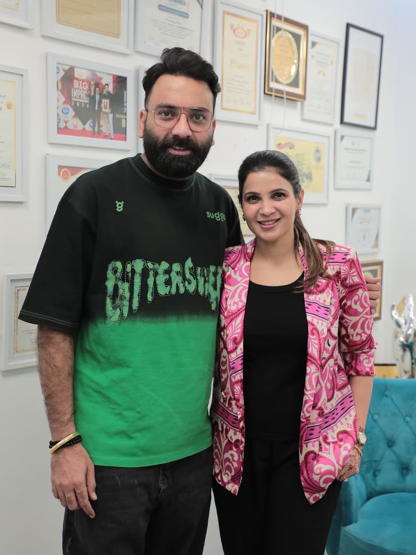 Bollywood Acting and Stand-up comedian Anubhav Singh Bassi at Medlinks for Skin and Hair Treatment